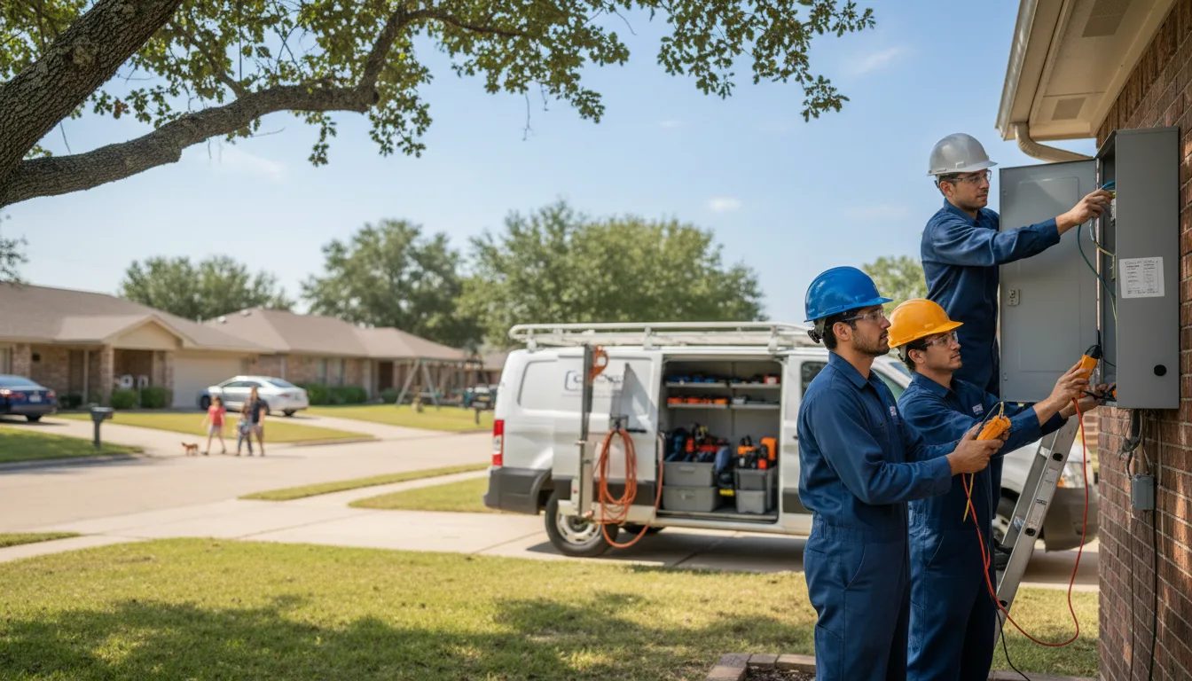 Certified electrician providing emergency electrical services in Sidney, AR